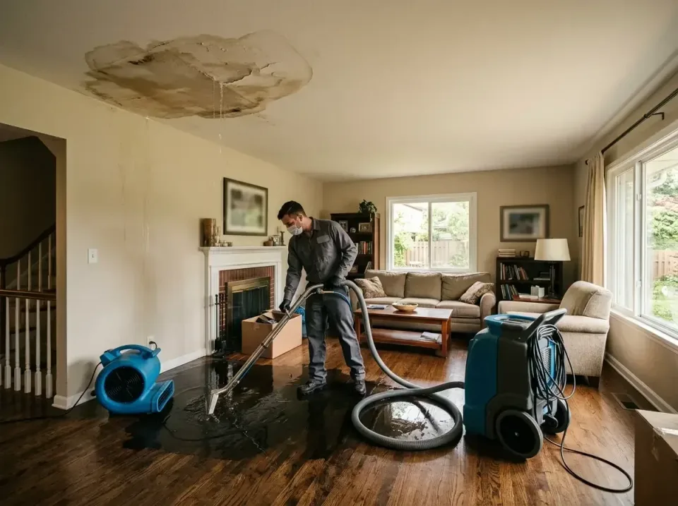 attic-pipe-burst-ceiling-drip-008 — frequently asked questions, Water Damage Restoration & Carpet Care in Myrtle Beach, SC